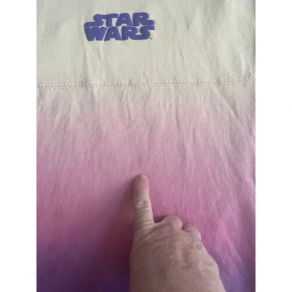 Disney Star Wars Spirit Jersey Adult XS Naboo Galaxy's Edge Tie Dye Yellow - Picture 8 of 13